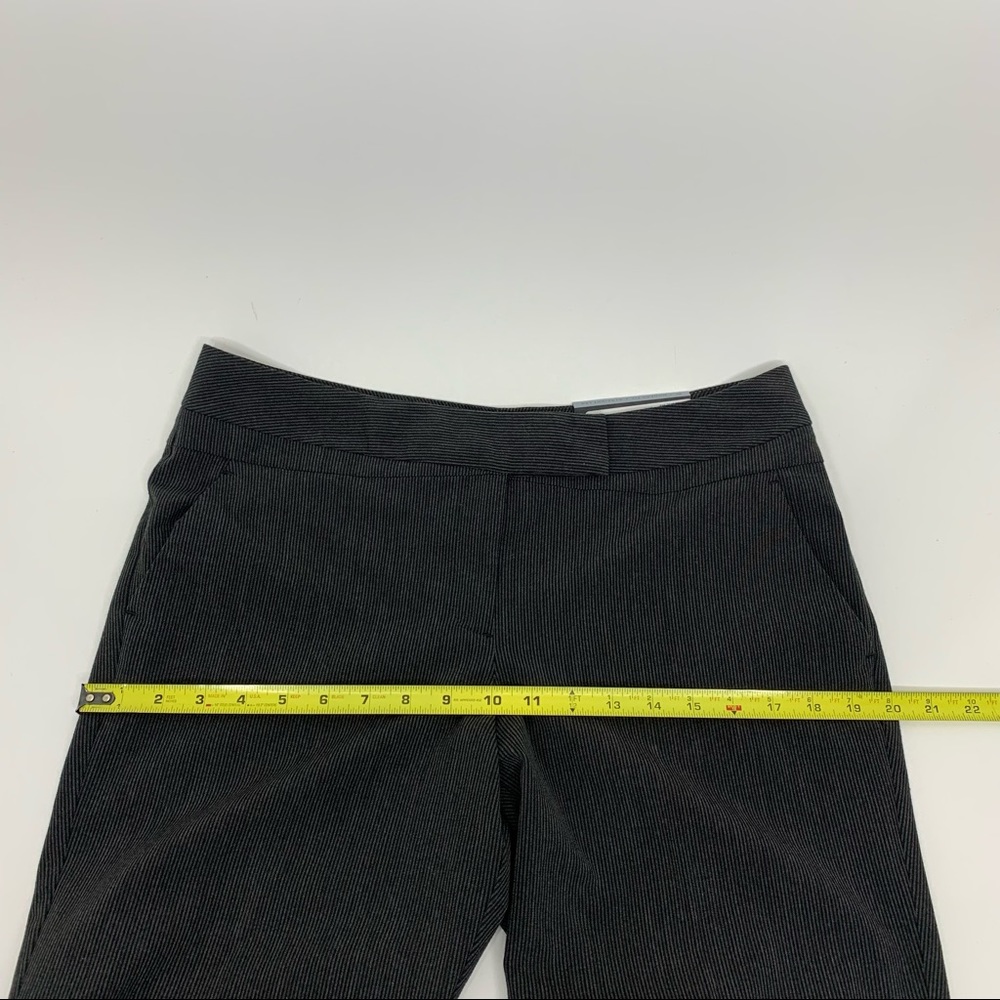 Worthington Modern Fit Pinstripe Charcoal Straight Leg Career Dress Pants Nwt 10 - Picture 13 of 16